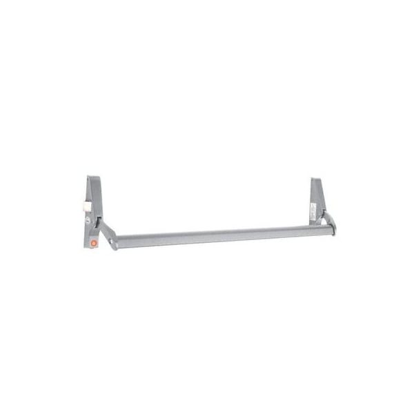 Satin Aluminum 48 10 Series Left Hand Reverse Bevel Crossbar Rim Panic Exit Device